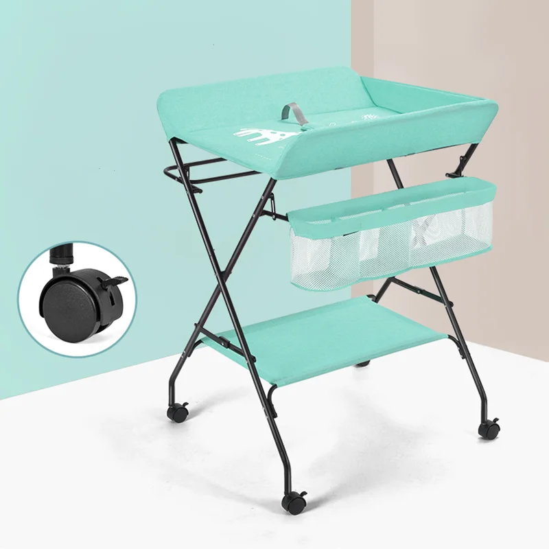 Multifunctional Baby Changing Station Foldable Newborn Diaper Changing Station Safety Nursing Station Baby Mat