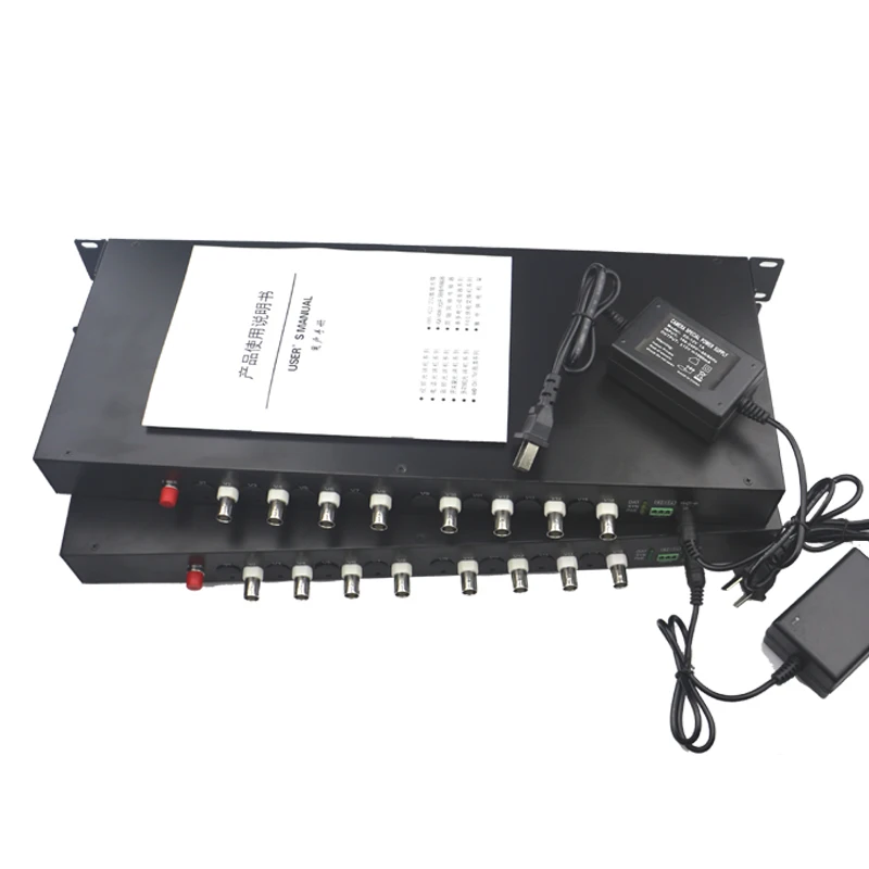 1080P 8 Video over Fiber Optic Media Converters for 2 millions CCTV ,1080p 960p 720p CVI AHD TVI camera Singlemode up to 10Km