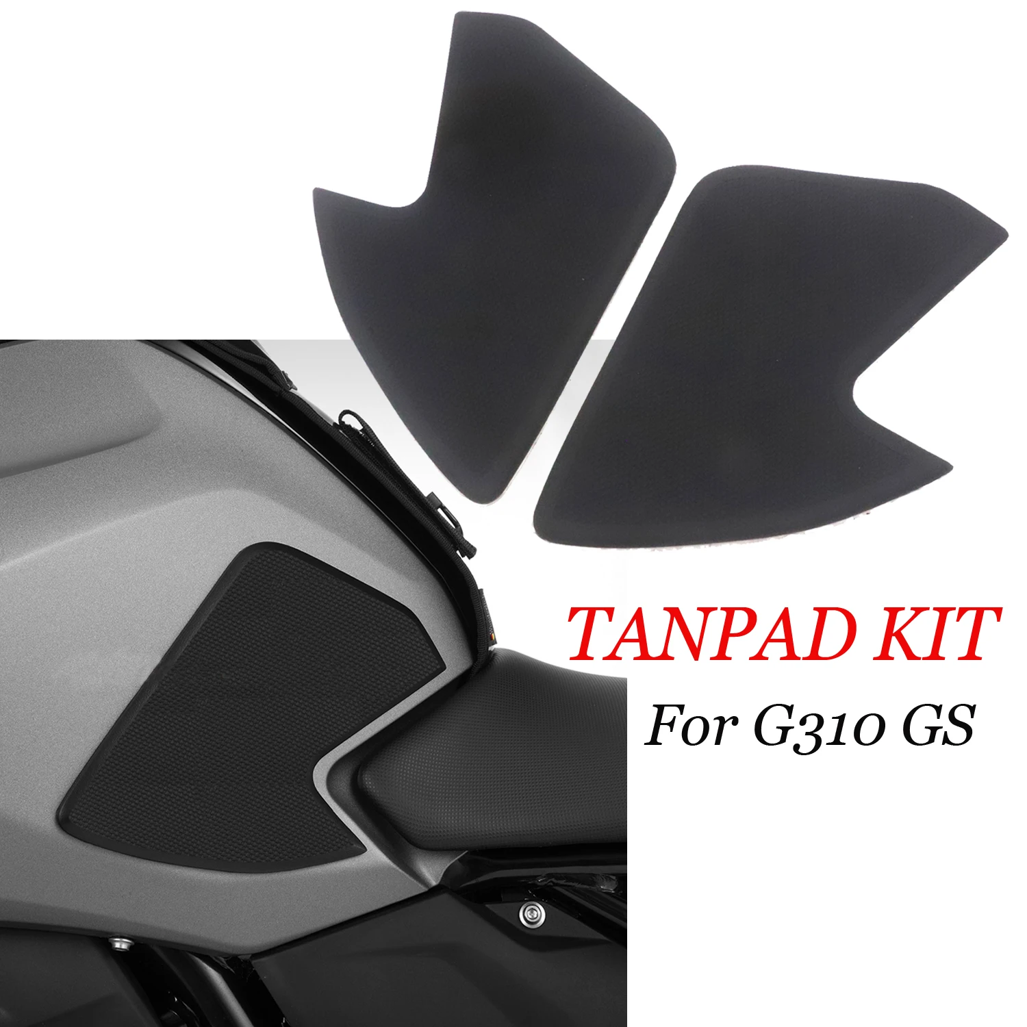 

NEW Motorcycle Side Fuel Tank Pad Rubber Sticker For BMW G310GS G310R G 310 GS R