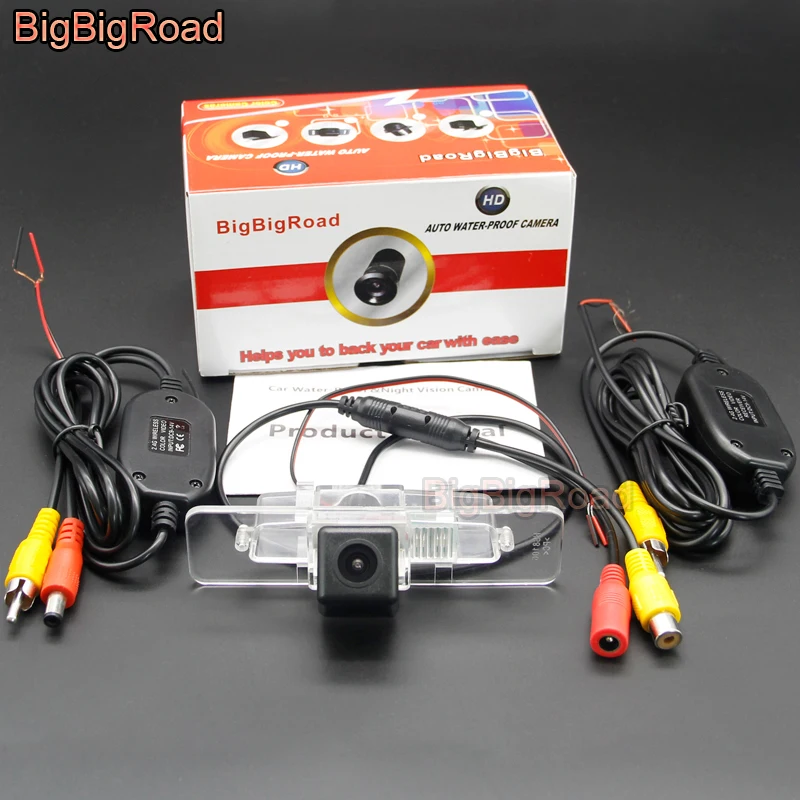 BigBigRoad Vehicle Wireless Rear View Parking Camera HD Color Image Waterproof For Subaru Legacy 2007 2008 2009 2010 2011 2012