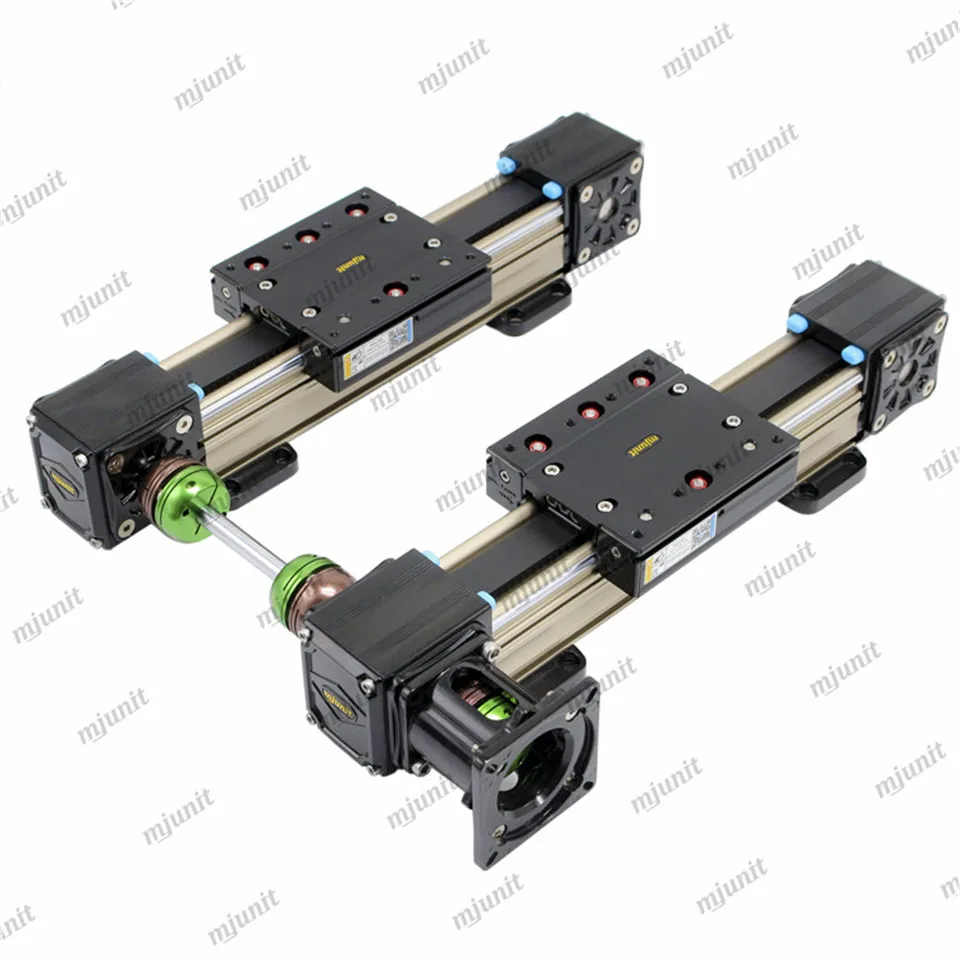 

mjunit MJ60N belt drive linear guideway actuator manipulator for film automatic roll changing and unloading