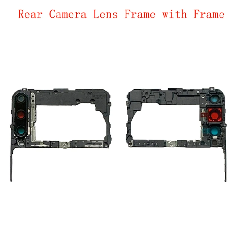 

Rear Back Camera Lens Glass with Frame Holder For Huawei P40 Lite E Replacement Repair Spare Parts