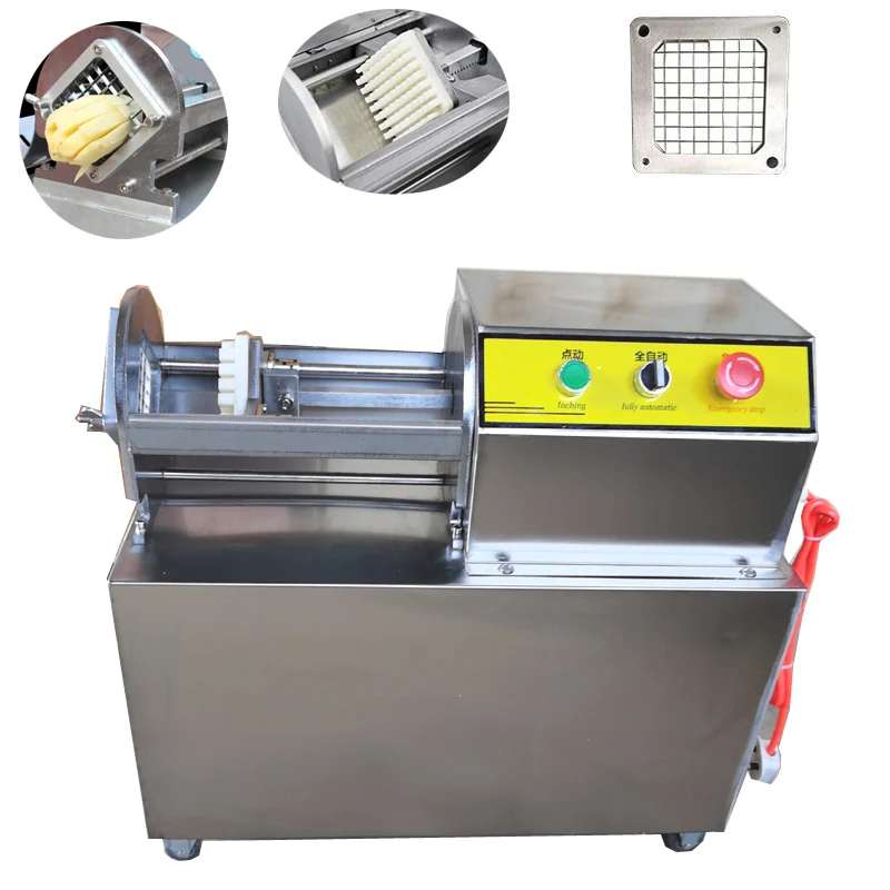 Stainless Steel Automatic Potato Cutter French Fries Slicer Potato Chips Maker Dicer Cutting Machine Tools For Kitchen