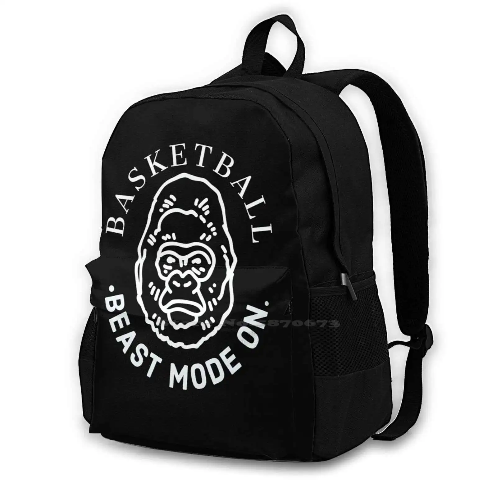 Beast Mode On. Basketball Backpacks For School Teenagers Girls Travel Bags Fitness Gym Boxing Swimming Running Volleyball