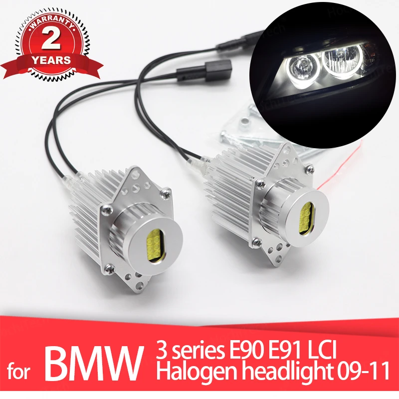 

Premium Quality 2 years warranty DRL 160W/pair Angel Eyes Bulbs for BMW 3 series E90 E91 LCI halogen 09-11 LED Marker Light