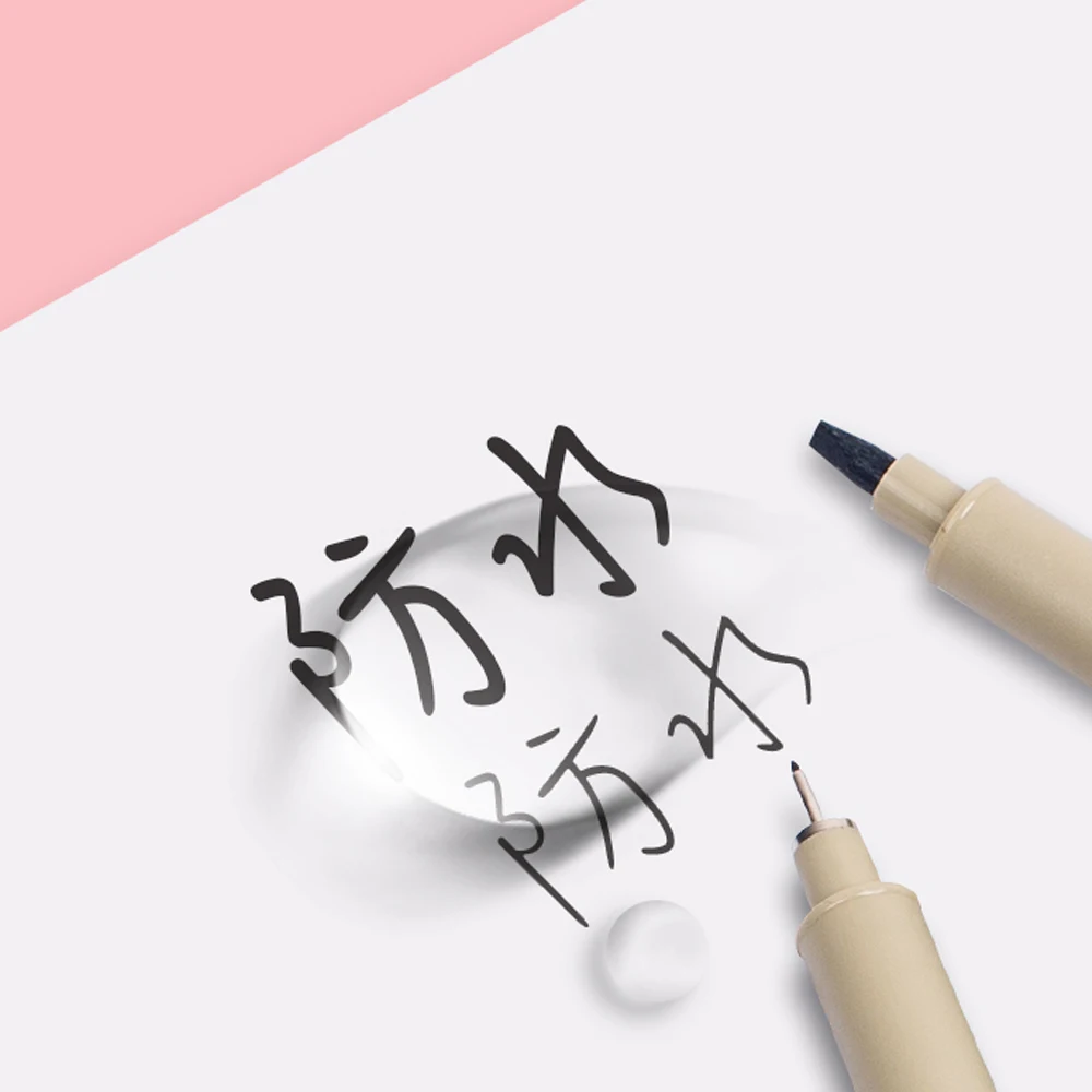 SAKURA – stylo seringue XSDK 0.1mm, 1 pièce, stylo, à base d'eau, étanche, bande dessinée, peint à la main, Art dédié, diverses spécifications