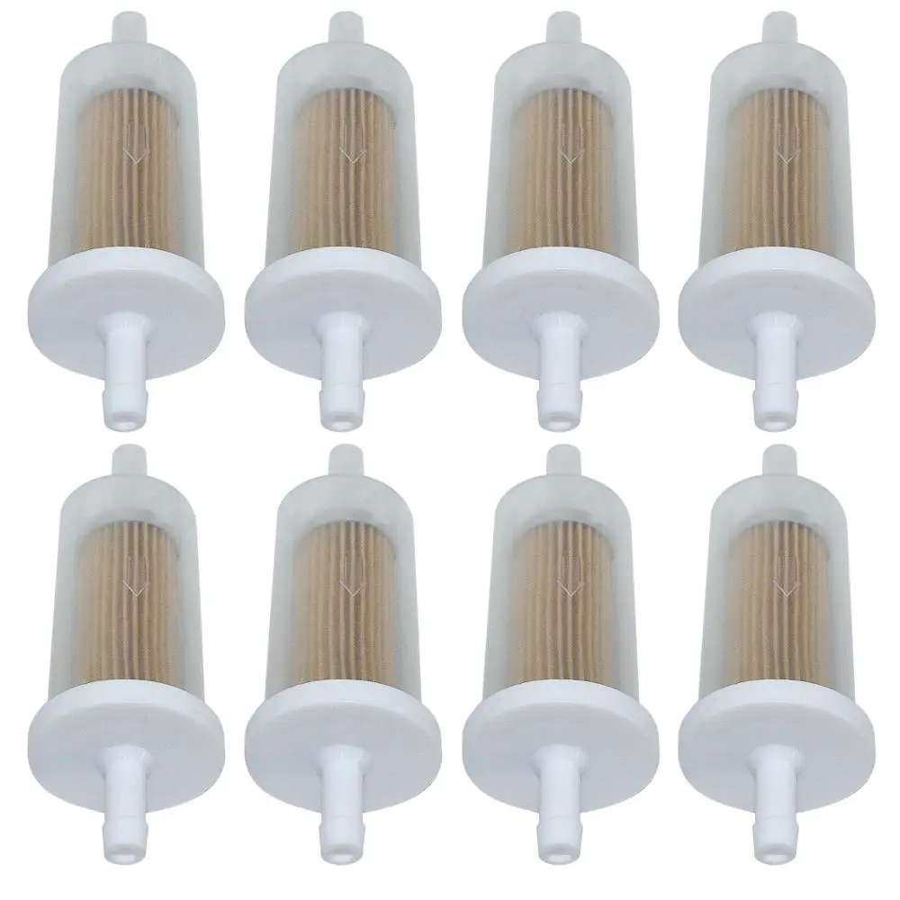 695666 Fuel Filter Kit 8Pcs for 845125 691035 5065 5065D Craftsman Cub Cadet Troy Bilt Lawn Mower Tractor