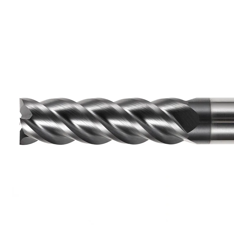 HRC60 Tungsten Steel Mold Base End Mills CNC  Mold Frame Special Flat-bottomed  carbide Milling Cutter for Hardened Steel 4flute