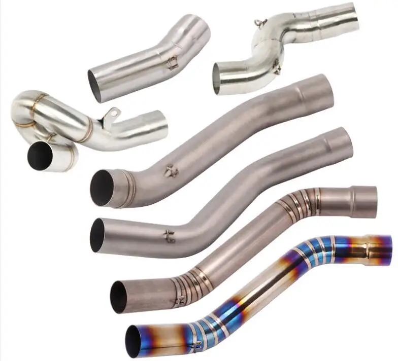 ER6N / Z800 / Z750 / Ninja 250 / Z1000 / ZX10R / ZX6R middle and front exhaust pipe accessories