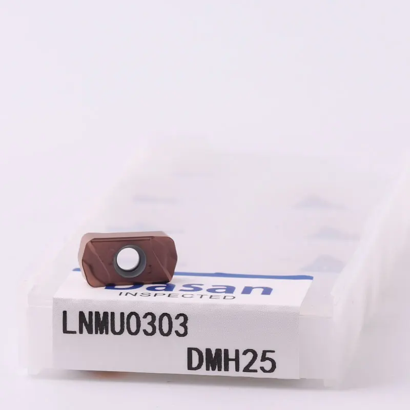 10pcs LNMU0303 Shoulder Milling Inserts Carbide End Mill Plate CNC Lathe Mill Machine Cutter Tool