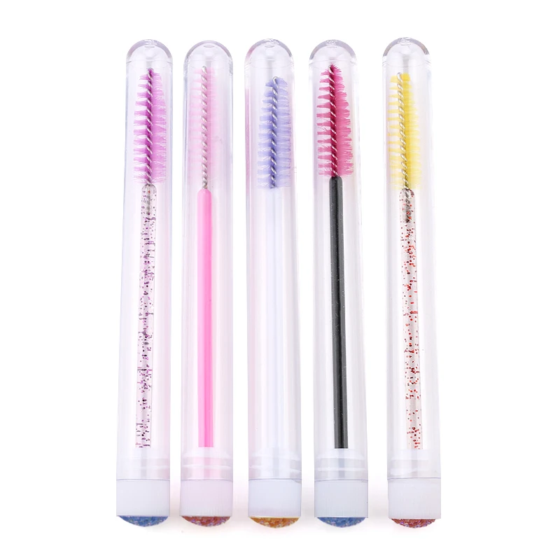 Brosse à cils en cristal de poulet, baguettes de mascara, applicateur de cils, pinceaux cosmétiques pour les yeux, outil d'extension de cils, maquillage de beauté