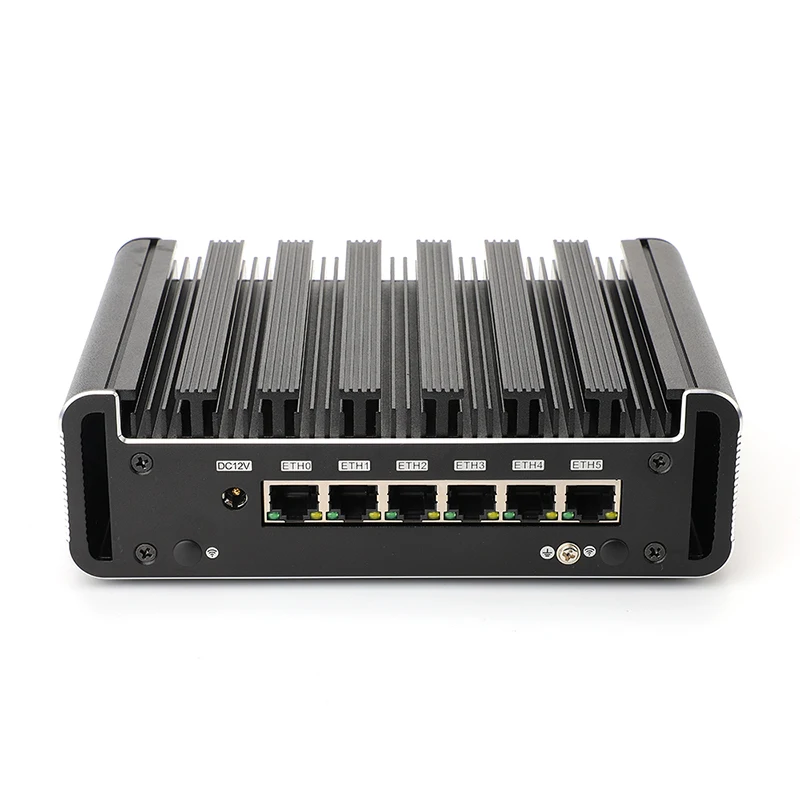 Fanless Mini Pc Intel Celeron 3965U 4415U Core I3 7I00U I5 7200U I7 7500U I211AT 6LAN RS232 4 * Usb firewall Pfsense Router AES-NI