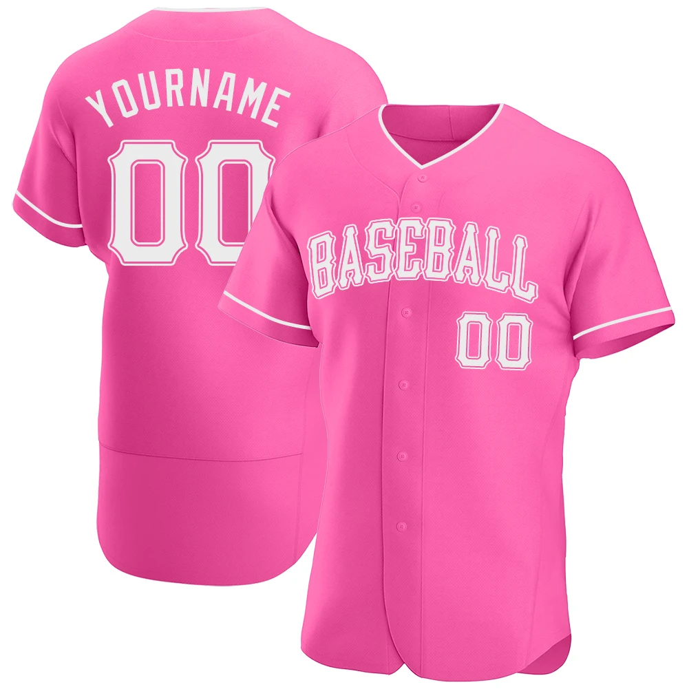 Personalize Printed Button-Down Baseball Shirt Design Team Name  Number for Men/Kids