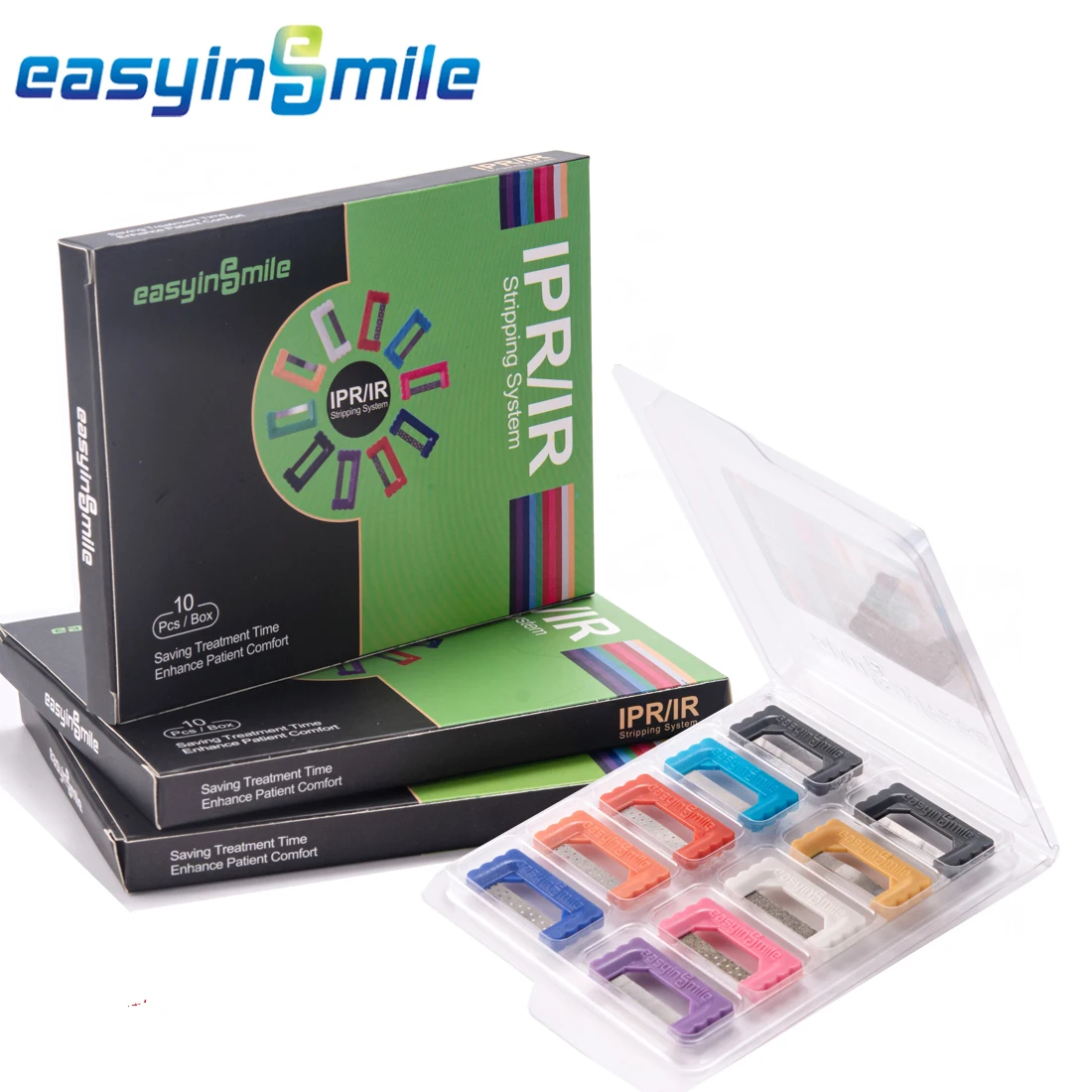 3 Packs Orthodontic Interproximal Reduction Strip EASYINSMILE Enamel Dental IPR System Manicure Polishing Sided Autoclavable