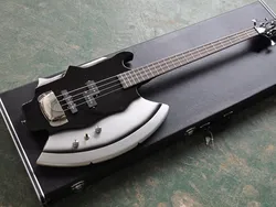 Factory custom 4 Strings Axe Bass Guitar with Rosewood fingerboard,Chrome Hardware,Provide customized service