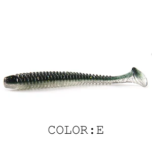 Supercontinent-Shad Fishing Lure, soft plastic baits, swimbait, artificial jigging baits, impact ring, 63mm, 80mm, 97mm 6 Main Sales Isca Shad Soft - №4