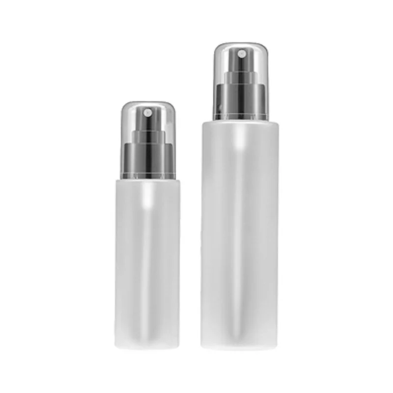 

20Pcs Refillable Bottle Empty Black Pump With Cover Mist Spray Atomizer 100ML 200ML Portable Cosmetic Packaging Plastic Bottles