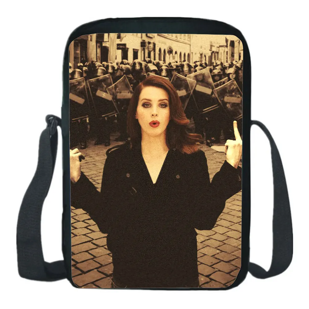 Lana Del Rey Shoulder Bag Nylon School Bag Backpack Messenger Bag Cartoon Bag Mini School Bag  Phone Bag Mochila