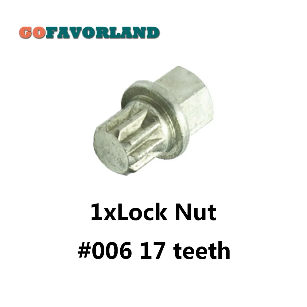 

Anti-theft Wheel Screw Bolt Lock Nut Key Adapter 8D0601139F 006 17 teeth For Golf Passat For A4 A6 A8 TT