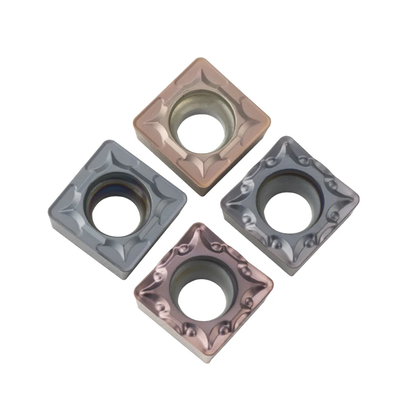 Lâmina de Controle de Precisão Cerâmica Quadrada Peças de Alumínio Scmt09t304 Scmt09t308-tm 10 Pcs Aço Inoxidável