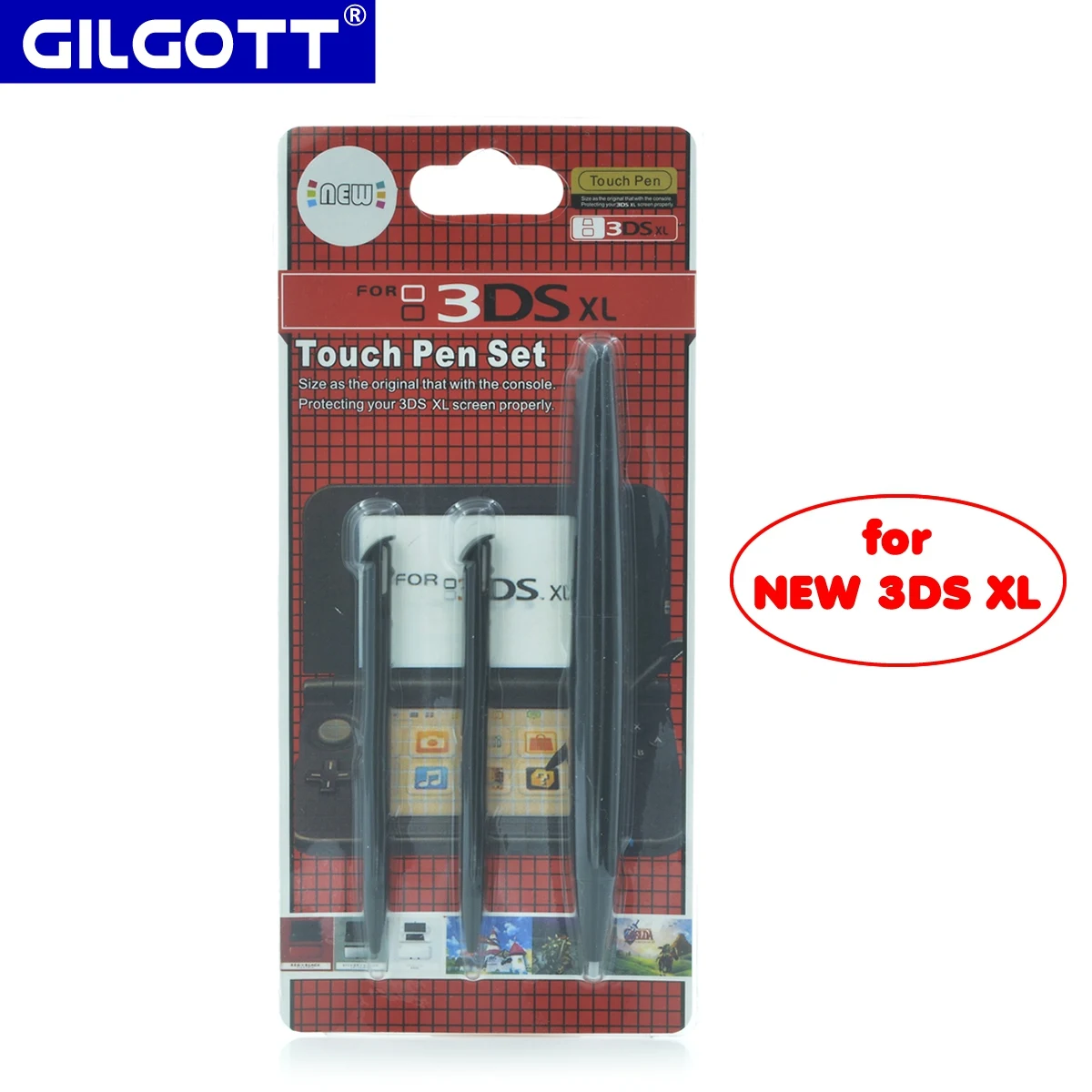 GILGOTT Touch Screen Stylus Pen for Nintendo new3ds/3ds xl ll/new 3dsxl/new 3dsll