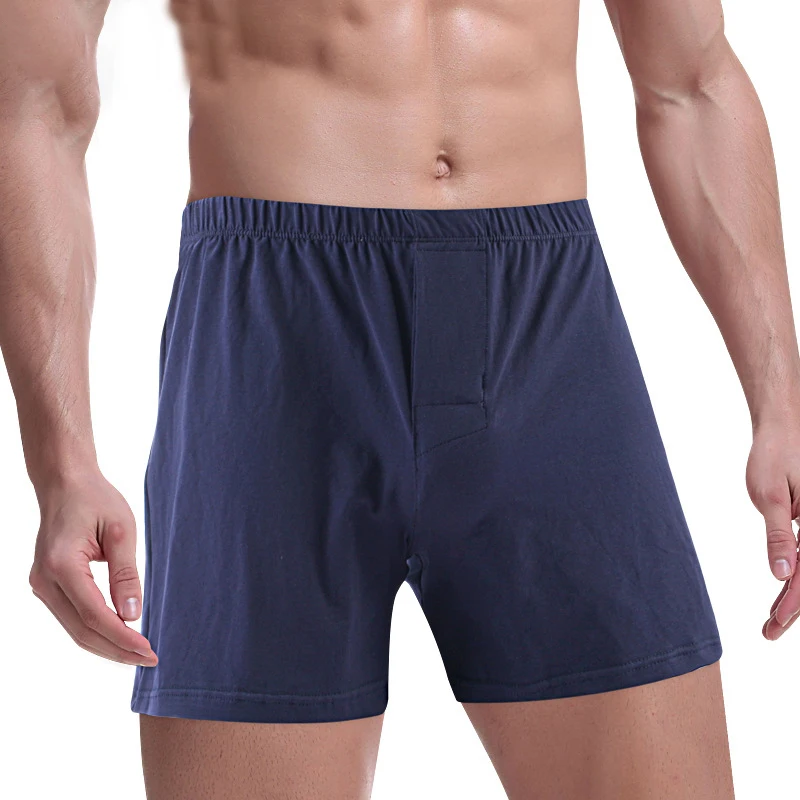 Męskie krótkie spodnie do spania Miękkie, wygodne, oddychające bawełniane luźne męskie spodenki do spania Męskie spodnie do spania Plus Size Arrow Pants