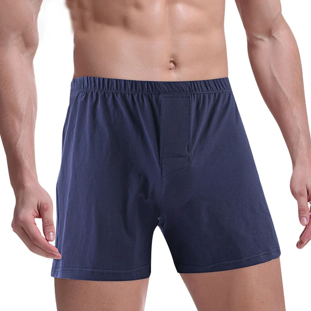 Męskie krótkie spodnie do spania Miękkie, wygodne, oddychające bawełniane luźne męskie spodenki do spania Męskie spodnie do spania Plus Size Arrow Pants