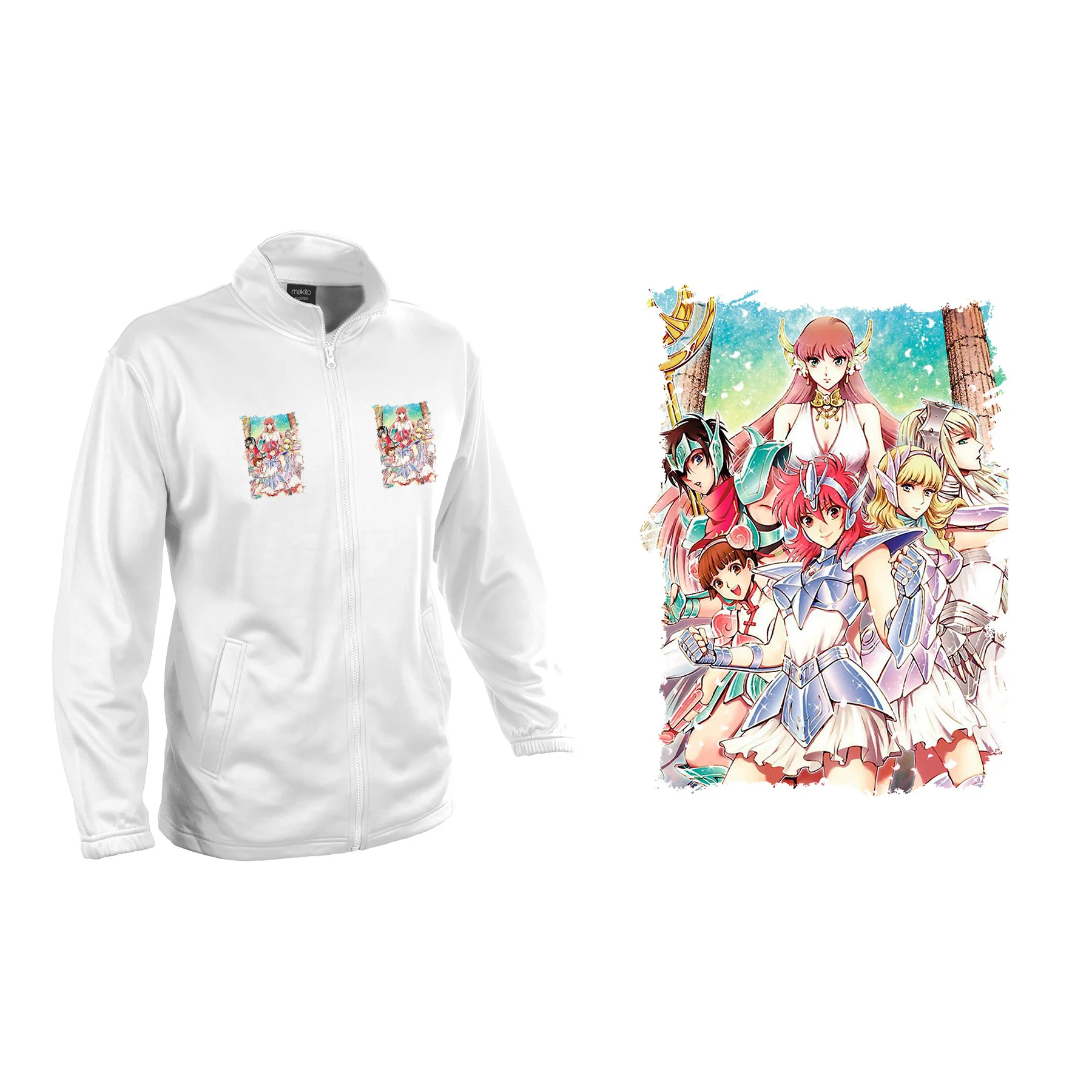 Jacket TECNICA 2 DRAWINGS SAINTIA ANIME SLEEVE jacket