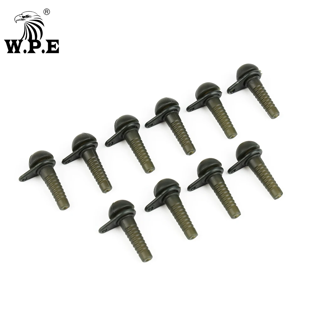 

W.P.E 10pcs Carp Fishing Accessories Buffer Semi-fix and Ring Safety Rubber Terminal Carp Fishing Tackle Chod Rig Ring Pesca