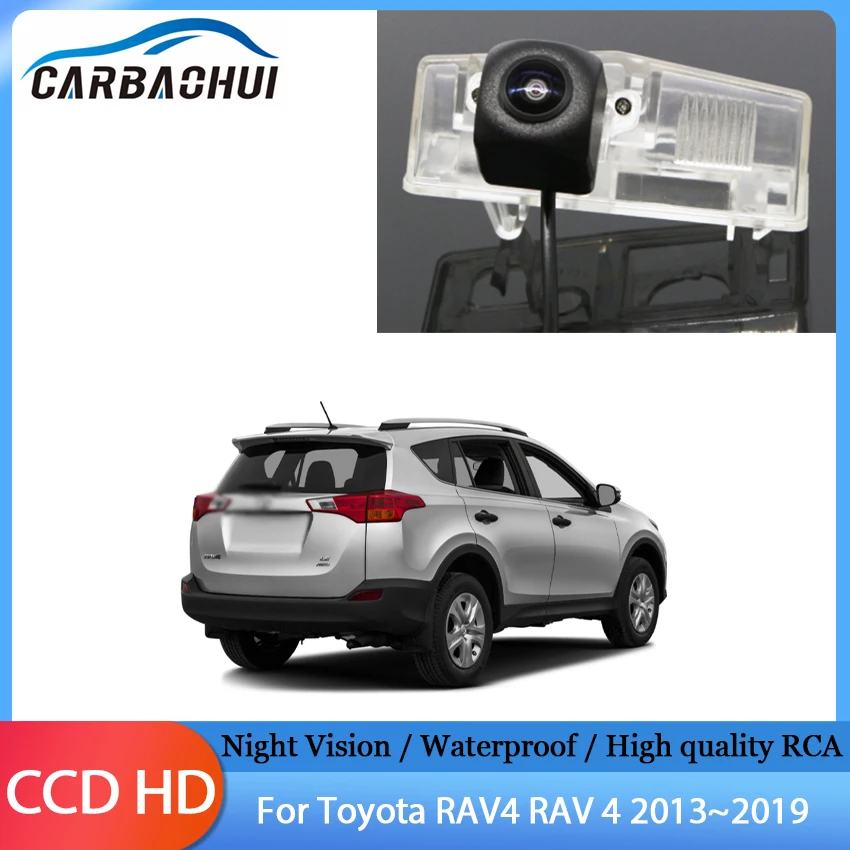 

HD 1280*720 Fisheye Rear View Camera Car Parking Accessories Night Vision For Toyota RAV4 RAV 4 2013~2015 2016 2017 2018 2019