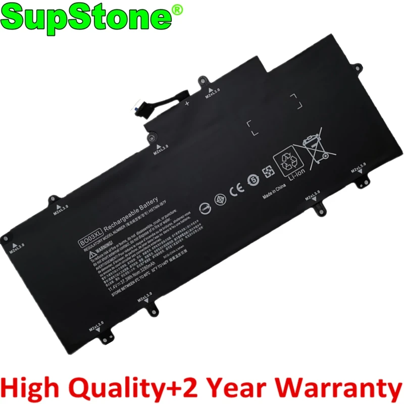 Supstone Bo03xl Bateria para hp Chromebook 14 g3 X002tu X003nf X005tu X013dx X017na X022ds X094nf X015w Z050sa Tpn-q137 Ib6p Ib7f
