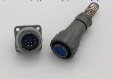 Enchufe y enchufe de aviación, Fq18-12tk/ZJ, núcleo de Fq18-12, apertura de conector impermeable, 18mm