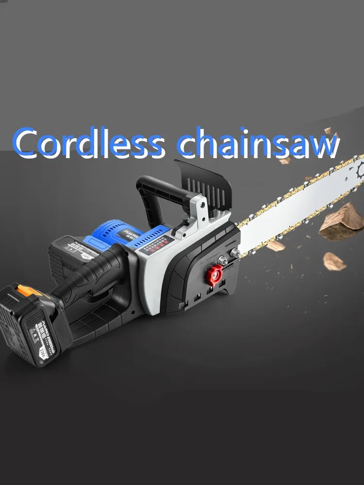 Cordless chainsaw brushless motor power tools 42V lithium ion cordless chainsaw garden power tools