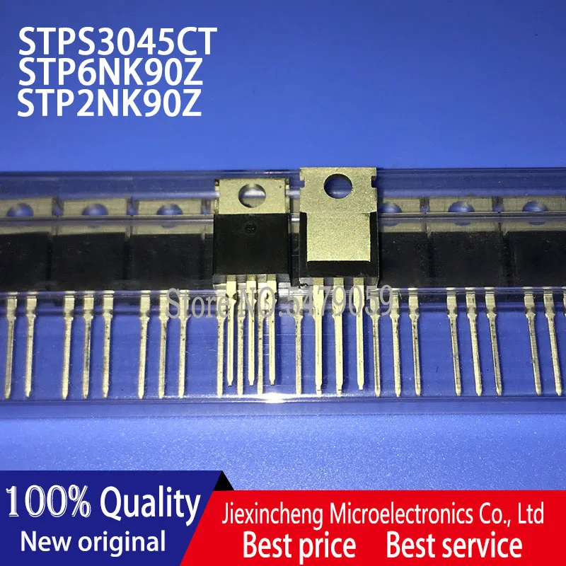 Новый оригинальный STPS3045CT STP6NK90Z P6NK90Z STP2NK90Z P2NK90Z TO220 MOSFET