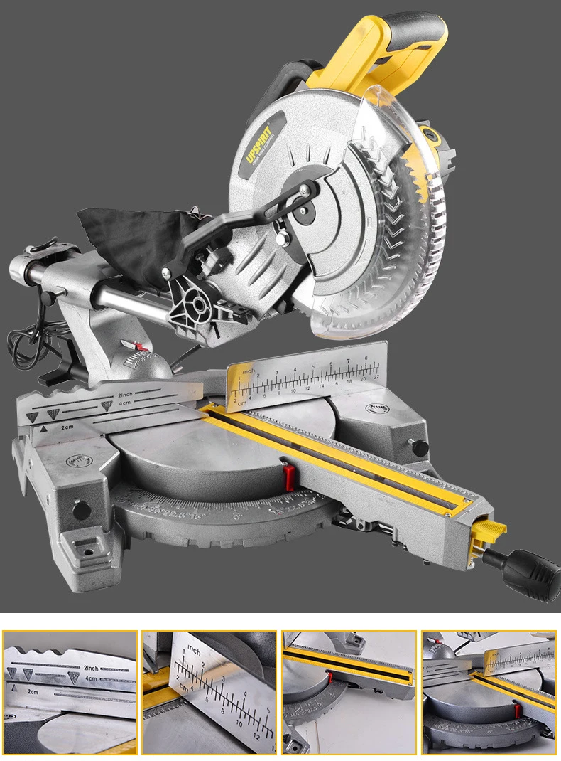 10-inch push-pull miter saw, multi-function 255 aluminum sawing machine, woodworking aluminum profile cutting machine