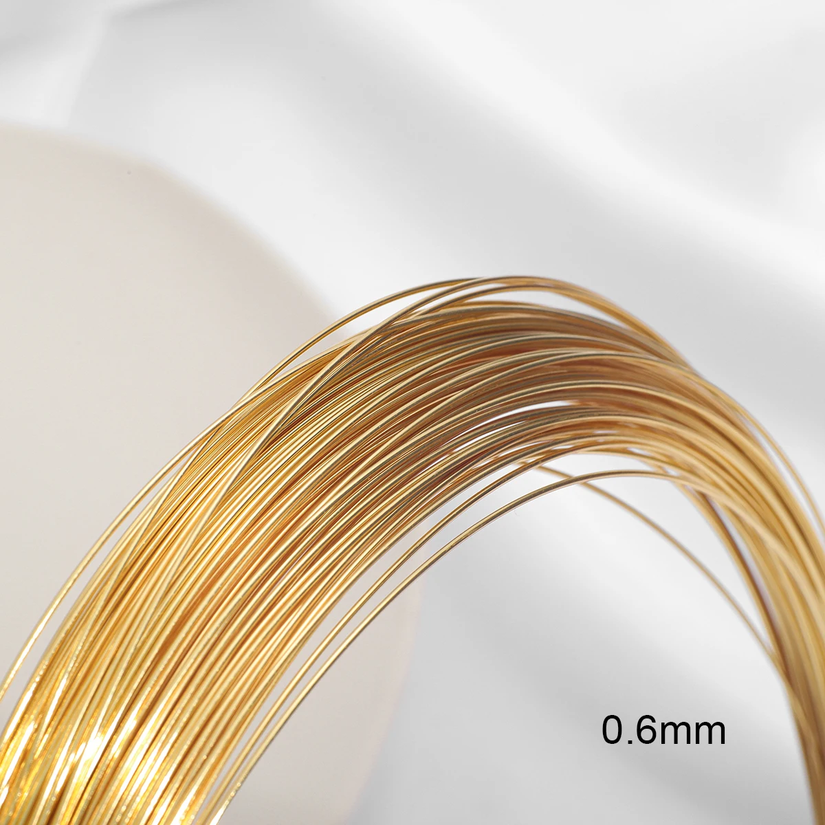 18K Gold Plated 5M Beading Wire for Jewelry Making