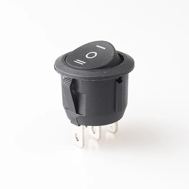 KCD2-103 Drukknop 3 Kleur Spst 3Pin Snap-In Ⅰ/0/Ⅱ Boot Rocker Switch