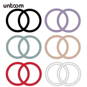 2 แพ็คสําหรับ Magsafe แผ่นแม่เหล็กแหวน Universal สติกเกอร์โลหะสนับสนุน Wireless Charger แผ่นโลหะแผ่นสําหรับแม่เหล็กผู้ถือรถ