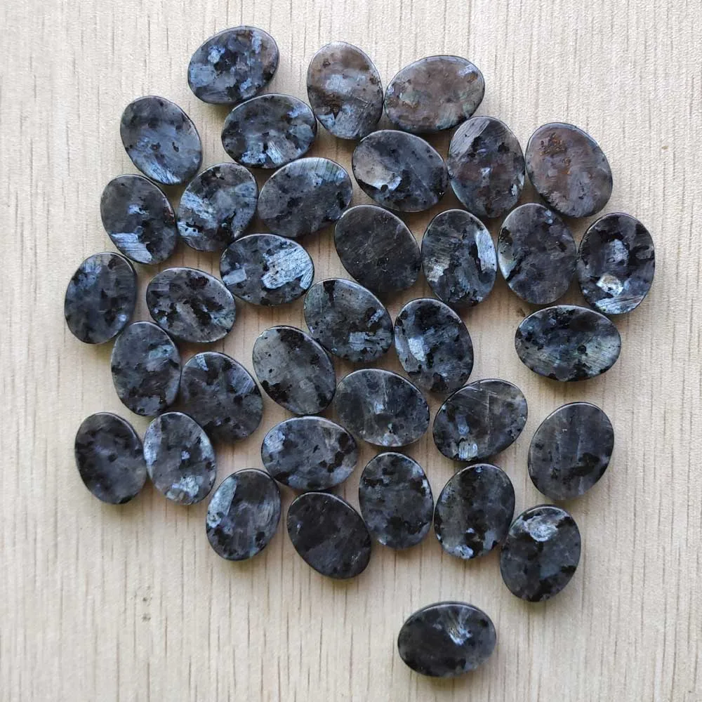 Good quality natural black spectrolite Oval CAB CABOCHON beads 15x20mm for jewelry making wholesale 30pcs/lot free shipping