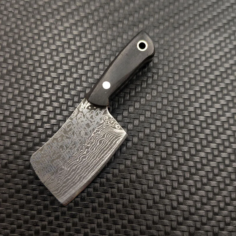 Dropship brelok z ostrym ostrzem ze stali nierdzewnej heban uchwyt Mini EDC nóż obieraczka do obierania codziennie przenośna kieszonkowa nóż