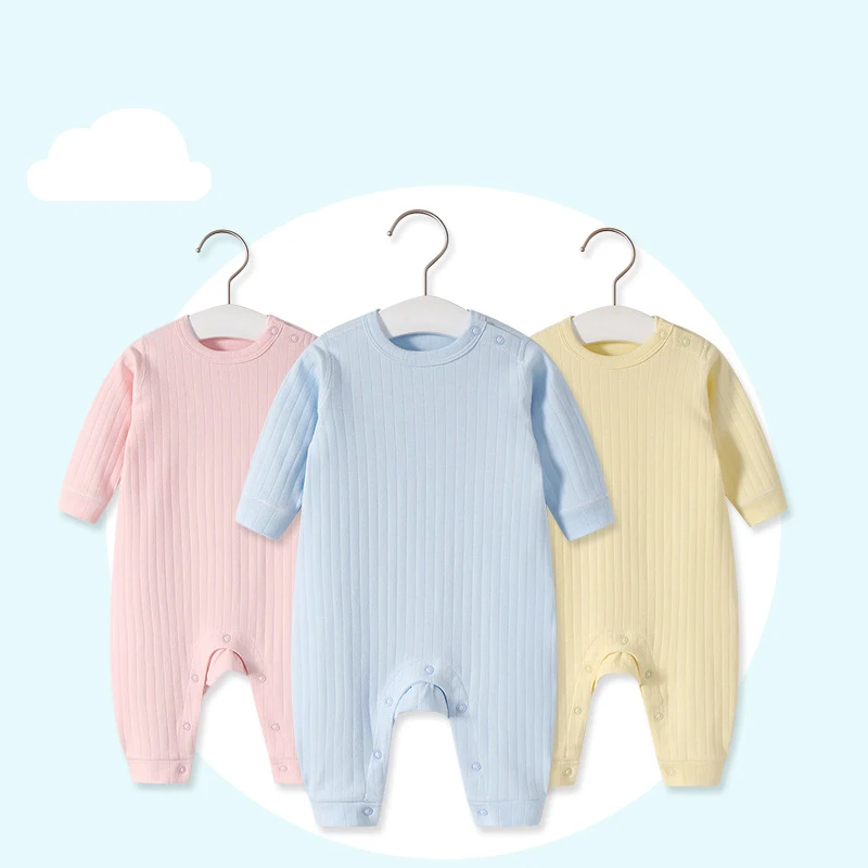 Baby Rompers Newborn Baby Clothes For Girls Boys Long Sleeve Cotton Ropa bebe Jumpsuit Baby Clothing Kids Outfits Pajamas 3-24M