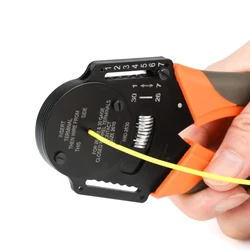 IWISS Heavy Duty connector Crimping pliers Aviation pin crimper 0.05-0.128mm²(30-26AWG)Four core shaft point pressure