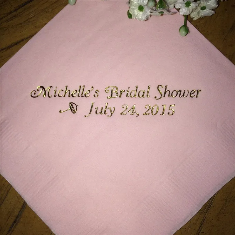 

Personalized Napkins Wedding Cocktail Beverage Paper Bridal Shower Party Monogram Custom Luncheon Avail! New Home house warming