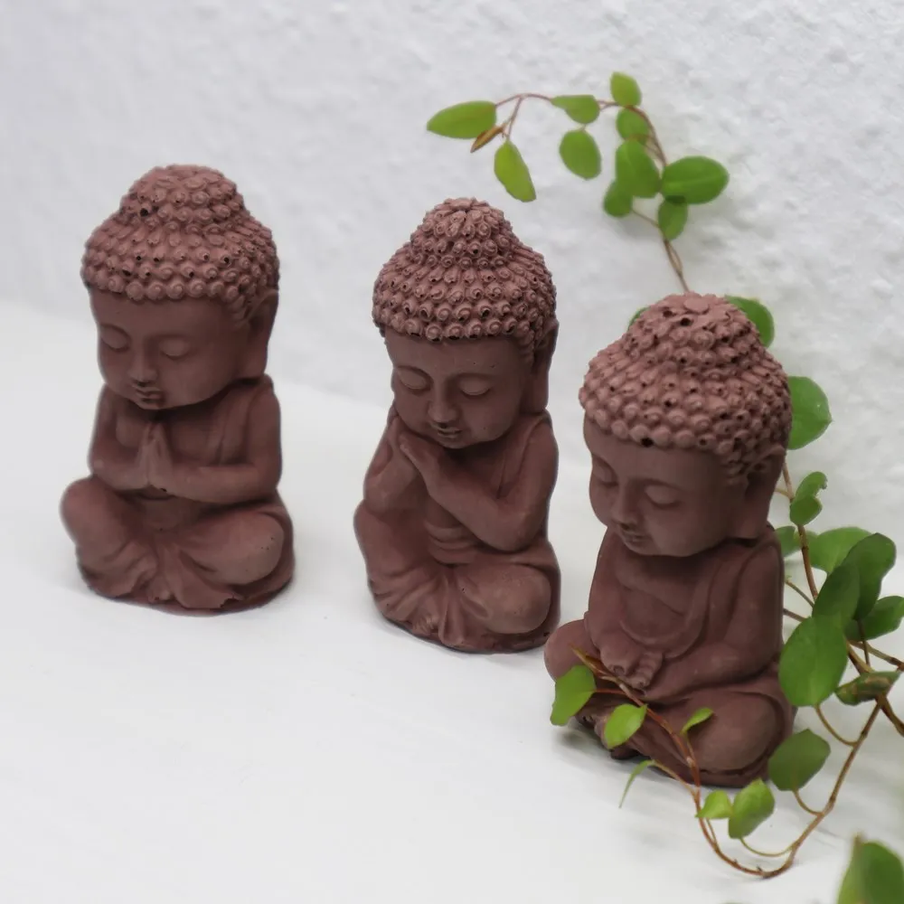 3D Buddha Candle Molds Buddha Resin Mold Art Crafts Decor Mould DIY Handmade Soap Silicone Molds for Soap Candle Making