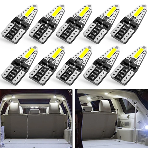 10 шт. 6000K Canbus T10 W5W светодиодные лампы 7020 SMD для автомобилей Mercedes Benz, BMW E90, E46, E60, F10, F30, Volkswagen Golf, Passat