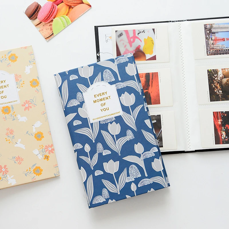 3-inch Photo Album Polaroid Photo Album 84 Capacity Cartoon Photo Album Tourism Photography Insert Small Card Album