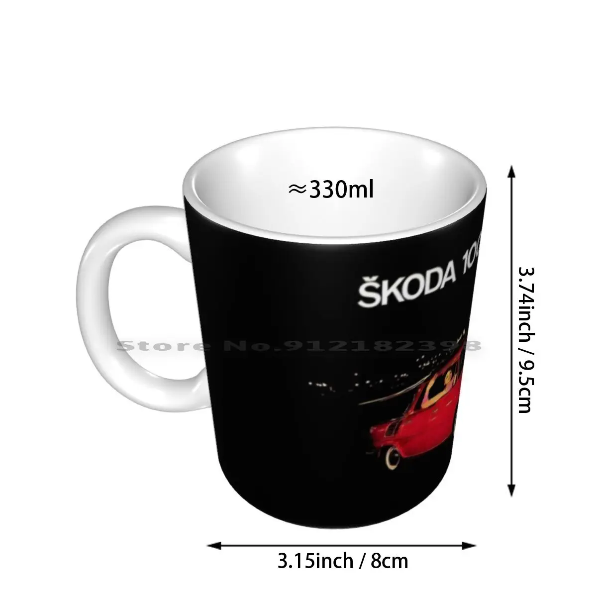 Skoda 1000 Mb Brochure Ceramic Mugs Coffee Cups Milk Tea Mug Skoda Estelle 1000 1000mb Rear Engine Small Family Car Cars