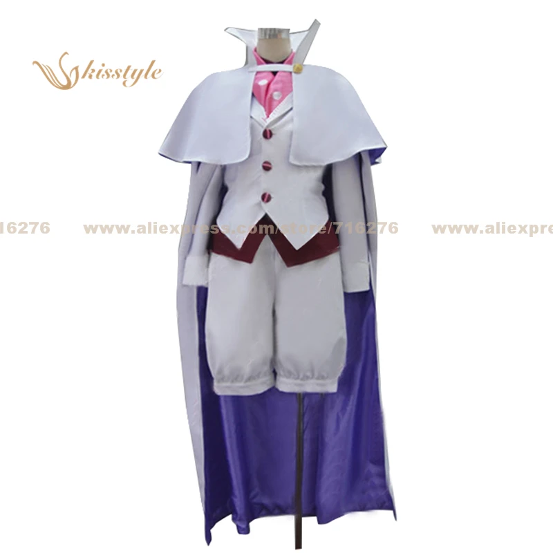 Kisstyle Fashion Blue Exorcist Ao no Exorcist Mephisto Pheles Uniform COS Clothing Cosplay Costume,Customized Accepted