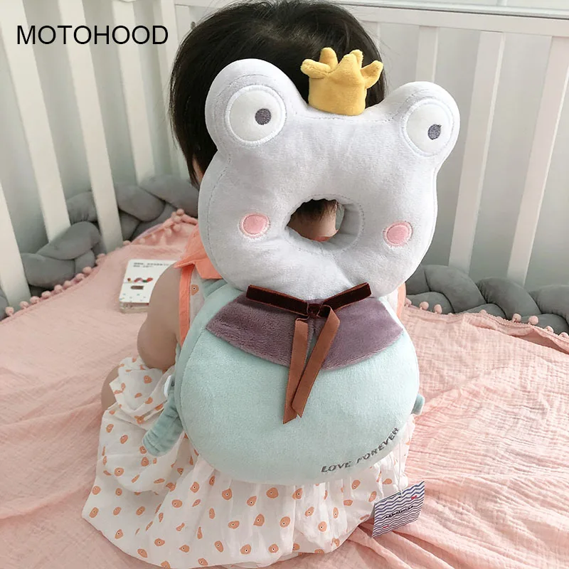 MOTOHOOD  Baby Head Protection Pillow Cartoon Infant Anti-fall Pillow Soft PP Cotton Toddler Children Protective Cushion Baby