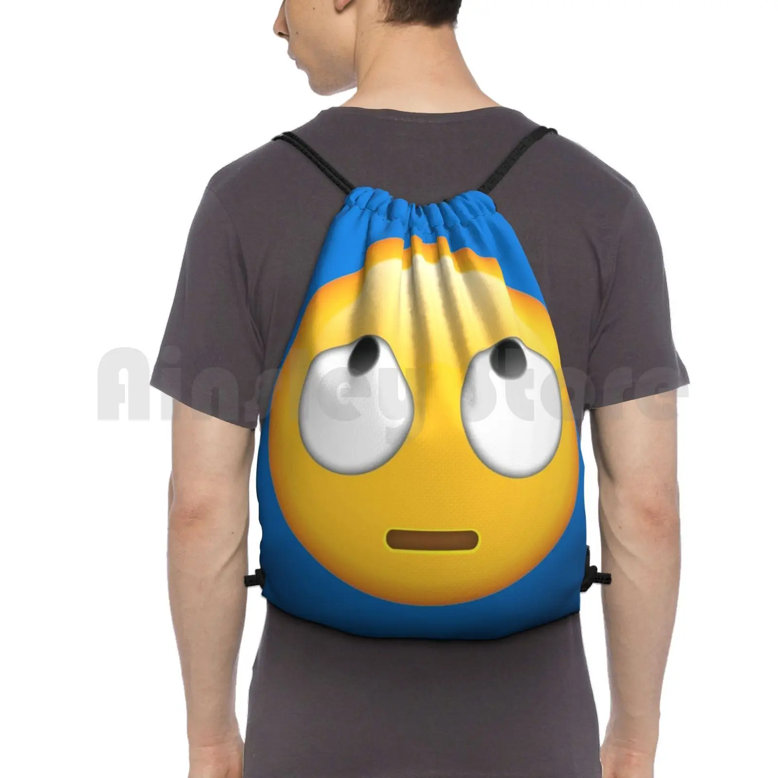 

Eye Roll Backpack Drawstring Bags Gym Bag Waterproof Eyeroll Eye Roll Sassy Shade Salty Funny Tumblr Ios Update Hipster